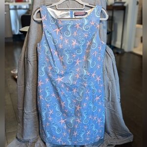 Vineyard Vines vintage blue beach summer starfish dress